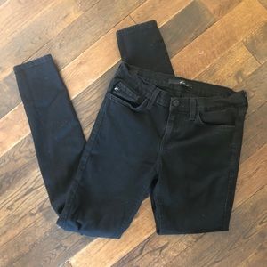 KanCan Black Denim Distressed Skinny Jean